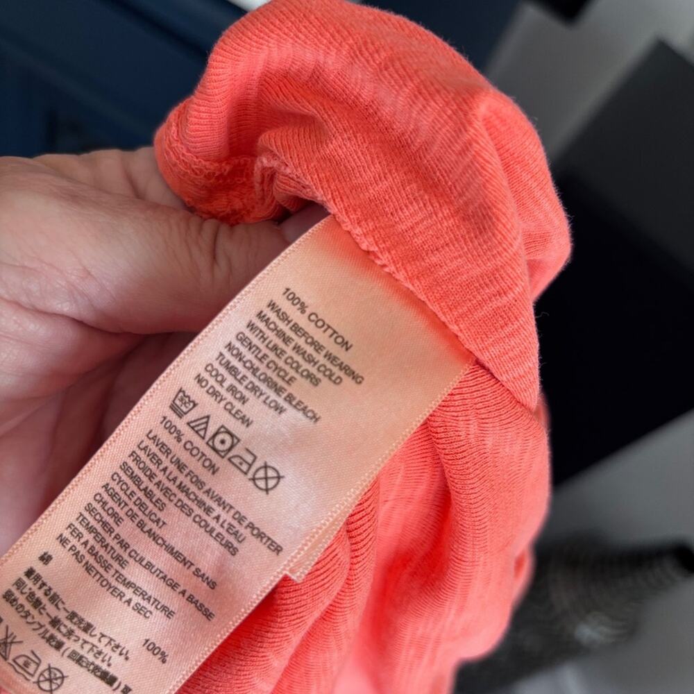 Tommy Bahama Coral to Pink Ombre Long Sleeve Tee - Picture 4 of 5
